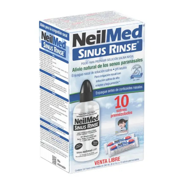 NeilMed Sinus Rinse packaging on a white background